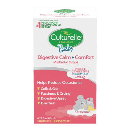 Culturelle Baby Digestive Calm + Comfort Probiotic and Chamomile Drops, 0-12 Month