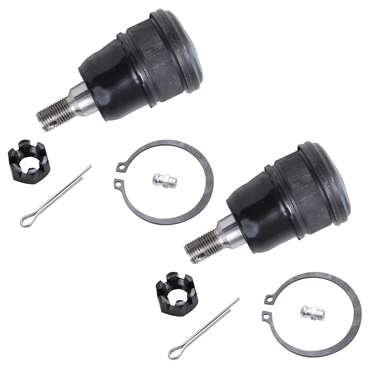 Detroit Axle - Front 8pc Suspension Kit for 2001-2005 Honda Civic, 2 Lower Control Arms 2 Lower Ball Joints 2 Outer Tie Rods 2 Sway Bars 2001 2002 2003 2004 2005 Replacement