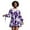 CL5, variant on Bintarealwax African Dress for Women Elegant Crewneck Long Sleeve Ladies Dashiki Printing Dress with Waistband