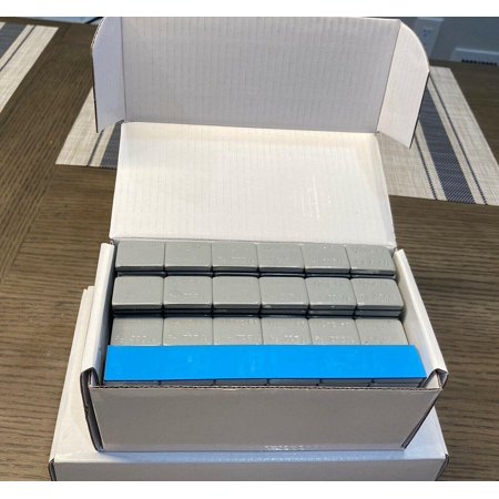 HARZOLE Harzole WB-050OZ 1 Box of Wheel Weights 1/2 Oz (0.50) Stick-on Adhesive Tape (90 Oz) 180Pcs