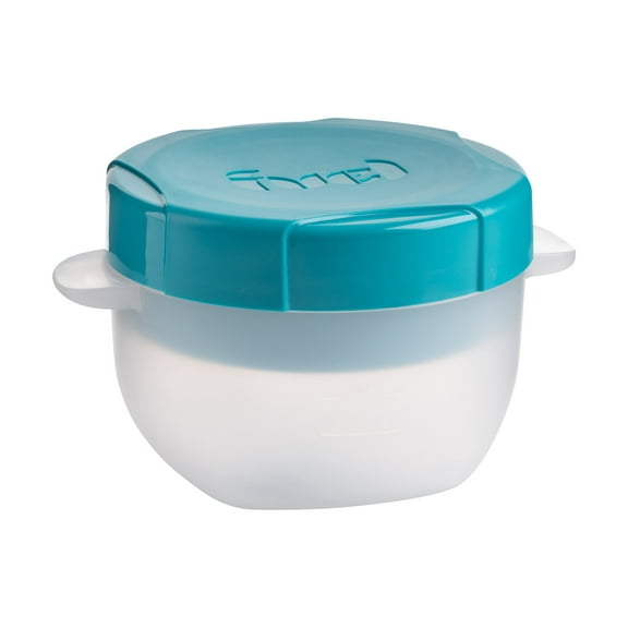 Trudeau Milk and Cereal Container, Tropical Blue