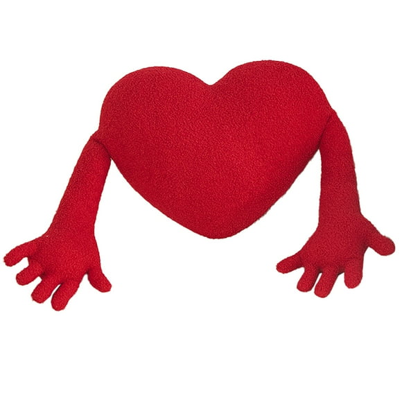 Binwennn Heart Pillow Heart Decorative Pillow Pillow With Arms Heart Stuffed Cushion Decorative Throw Pillow For Living Room Car Sofa Couch Body Pillowcase Anime Mildly Silk Pillowcase Size