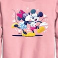 thumbnail image 2 of Disney - Mickey Minnie Kiss - Youth Crewneck Fleece Sweatshirt, 2 of 4