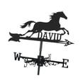 thumbnail image 4 of harayaa Decorative Metal Weather Vane, Durable Wind Direction Accessory for Garden Roof, Horse, 4 of 8