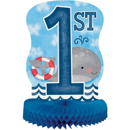 14 Nautical Boys  First  Birthday  Centerpiece Decoration 