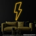 thumbnail image 4 of Glowneon Lightning Bolt Neon Sign, Lightning Led Sign, Lightning Bolt Wall Decor, Kid Room Decor, 4 of 5