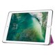 thumbnail image 3 of Funda de cuero con tapa horizontal y textura Custer para iPad 9.7 (2018) y iPad 9.7 (2017), con tres pliegues y función de suspensión/activación (negra), 3 of 5