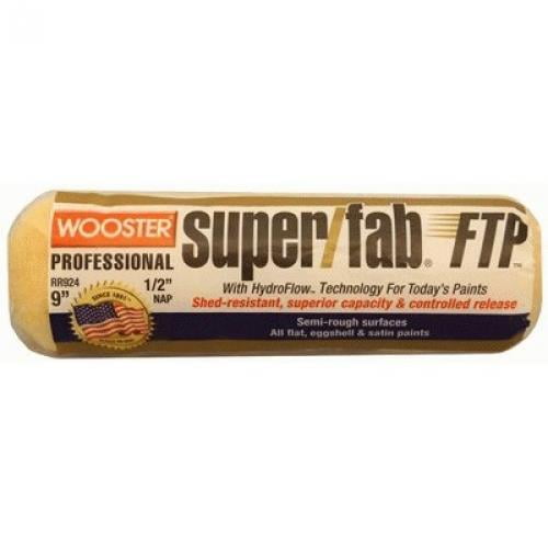 WOOSTER BRUSH Paint Roller Cover, Super Fab, Shed Resistant, 9-In. x .5-In. RR924-9
