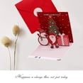 thumbnail image 3 of Postales navideñas con sobres para amigos, feliz día del niño, tarjetas desplegables, 3 of 5