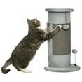 thumbnail image 1 of PawHut 23" Cat Scratching Post for Indoor Cats with Play Balls, Grey, 1 of 10