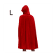 thumbnail image 2 of Disfraz de Caperucita Roja GóTica para Mujer, Capa con Capucha, Vestido de Fiesta de Halloween de Navidad con Capa, Juego de Rol para Adultos L, 2 of 7