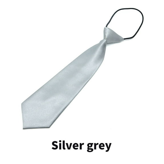 TELOLY Ties for Men,Solid Color Pink Tie,Design Corbatas Para Hombres Elegantes,Silver Gray