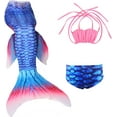 thumbnail image 1 of Girls' Standard Swimming Mermaid Tail Sets_Special Gift, 1 of 5
