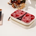 thumbnail image 7 of Valentine's Day Velvet Portable Earring Organizer Box with Removable Compartment - Ideal Travel Organizer and Jewelry Box Gift, 7 of 7