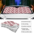 thumbnail image 5 of Bingfone Orchids Flowers Car Windshield Sun Shade Protector Keep Your Vehicle Cool Sun Shield Visor Cover Foldable for Car Truck SUV-Small, 5 of 8