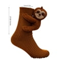 thumbnail image 3 of 3D Knit Animal Socks - Cozy Winter Socks With Cute Plush Animal Designs, Christmas Gifts For Kids & Adults, 3 of 3