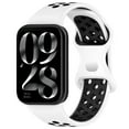 thumbnail image 6 of New Replacement Breathable Accessories Watchband Silicone Band Strap Two-Color Bracelet GREY&YELLOW, 6 of 8