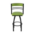 thumbnail image 5 of 860 Hunter 30" Swivel Bar Stool with Black Wrinkle Finish and Canter Kiwi Green Seat and Back, 5 of 5