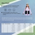 thumbnail image 7 of Rswnyirn Kids Girls Winter Windproof Skiing Jacket Thick Warm Outdoor Snowboard Hooded Snow Coats Blue 8, 7 of 7