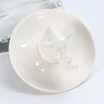 thumbnail image 7 of OUNONA White Ceramic Jewelry Tray for Storage Rhinoceros Shaped Ideal for Rings Necklaces and Ornaments, 7 of 7