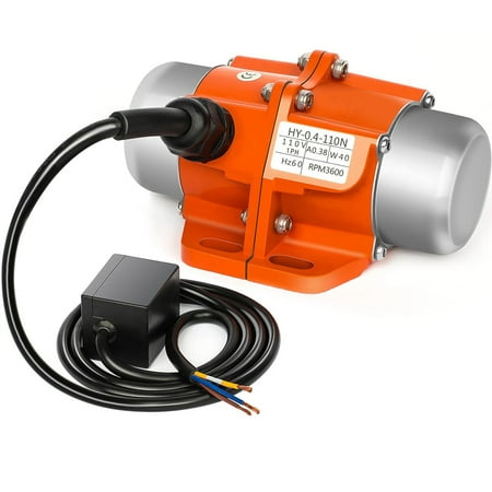 

40W Concrete Vibrator Vibration Motor Single Phase AC 110V 3600RPM Aluminum Alloy Case Electric for Shaker Table