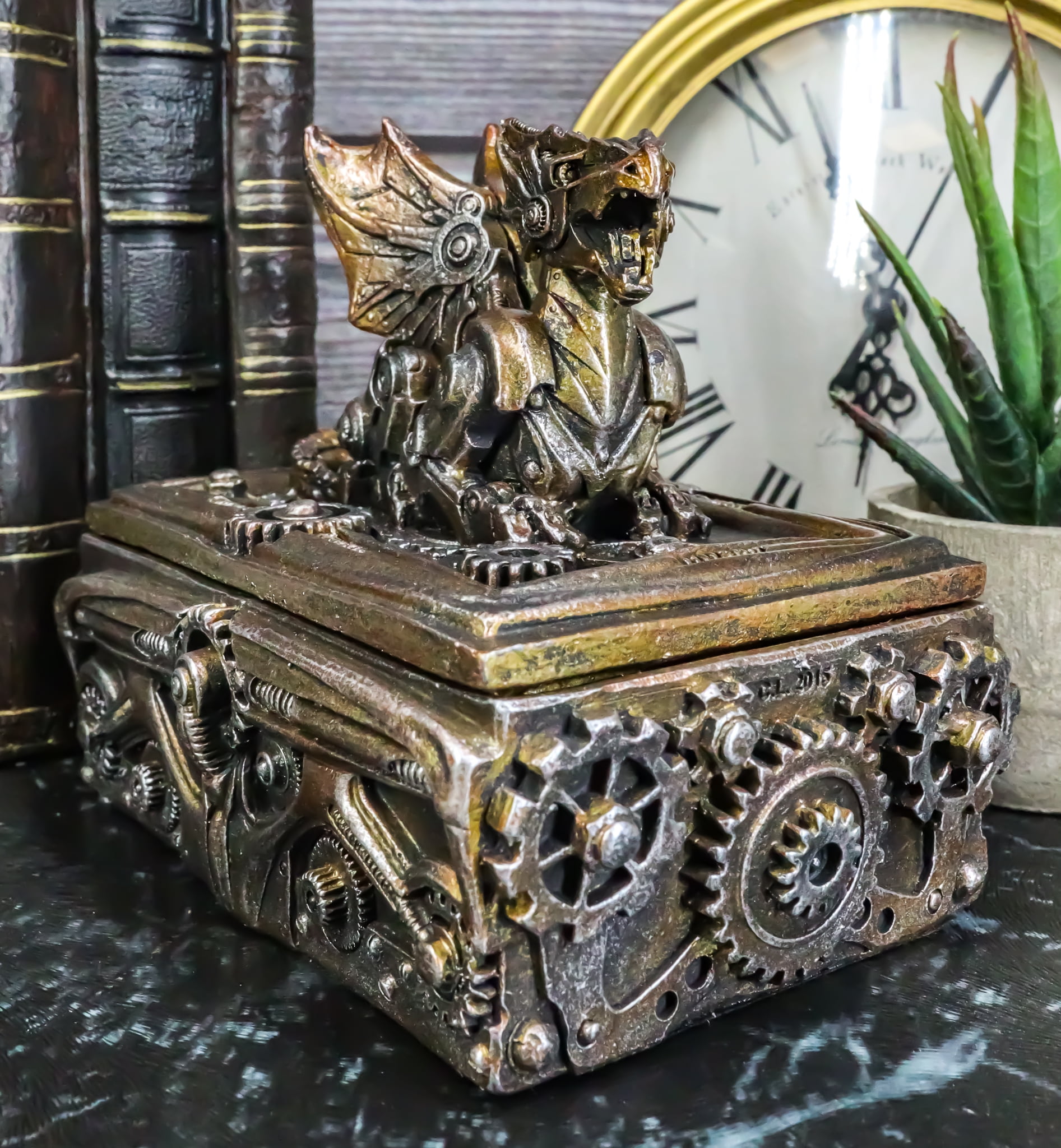 Ebros Steampunk Mechanical Gears Clockwork Vintage Design