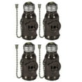 thumbnail image 2 of 4 Light Bulb Socket 2 Outlets Splitter Switch Light Holder Adapter Pull Chain, 2 of 6