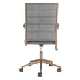 thumbnail image 5 of Auction Office Chair Gray Office Chair, Modern Style, Plush and durable faux leather fabric, Plywood, Indoor Office, 5 of 10