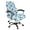 Coral Blue Turtle Starfish, variant on FKELYI Office Chair Cover Stretch Fabric Computer Chair Slipcover Brown Cow Print Washable Swivel Rotating Boss Chair Protector for Armchair Home Decoration, Small