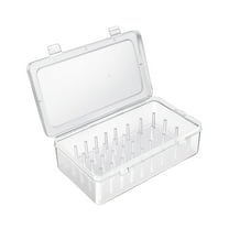 Piping Tips Storage Box With Fixed Pins,42 Pegs Piping Tip Set Organizer Case,Cakes Decorating Kit Storage Organizer