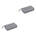 thumbnail image 4 of Injueey ABS DVD Disc Holder - Caja de CD duradera e impermeable con cremallera Caja de almacenamiento portátil Gris 80 piezas Gris 80 piezas 2piezas, 4 of 6