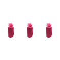 thumbnail image 4 of maskred Polyester Durable And Reliable White Roll Wrist Tulle Essential For DIY Weddings Color Available rose red 3Set, 4 of 6