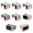 thumbnail image 2 of Saient Modern Simple Microwave Oven Cover Dustproof Cotton Machine Protector Decorative Kitchen Appliance Cover 13.7x39.3inches, 2 of 6