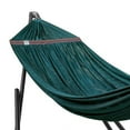 thumbnail image 4 of Tranquillo Universal 106.5" Double Hammock with Adjustable Stand, Peacock, 4 of 11
