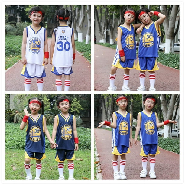 Golden state warriors 30 stephen curry jersey ninos baloncesto
