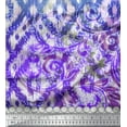 thumbnail image 3 of Soimoi Satin Silk Fabric Ikat Panel Print Fabric by Yard 42 Inch Wide, 3 of 3