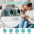 thumbnail image 3 of braveheart Portable CD Players For Home With Easy To Controls High-fidelity Sound Durable white, 3 of 6