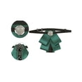thumbnail image 3 of INSPIRE CHIC Women's Rhinestone Brooch Pre-tied Ribbon Elegant Ties Dark Green, 3 of 5