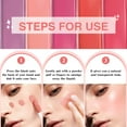 thumbnail image 3 of Aliver Liquid Blush, Soft Cream Face Blush,Natural Matte Finish Looking, Face Cream Blush Makeup Long-Lasting, Moisturizing Lightweight Blendable Feel - 1Pack, 3 of 10