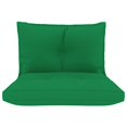 thumbnail image 2 of Charmma Pallet Sofa Cushions 2 pcs Green Fabric, 2 of 5