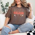 thumbnail image 2 of Cute Romantic I'm A Sucker For You, Retro Valentines Day, Espresso Comfort Colors T-Shirt, Large, 2 of 3