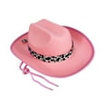 thumbnail image 2 of MUXiin Cowboy Hats for Kids Adorable Cow Print Trim Western Hat for Kids Soft Multi Color Photo Props Party Daily Wear Multi Color, 2 of 6