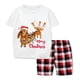 thumbnail image 4 of Pijamas familiares a juego de Navidad, conjunto de Pijamas cortos grises, Feliz Navidad, Dachshund, 4 of 4