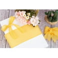 thumbnail image 3 of Joycrosso Burlap Wired Edge Ribbon 3 inch x 10 Yards, Yellow, Ideal for Crafting, Gift Wrapping, Wreath, Christmas Tree, and Rustic Wedding Decorations, 3 of 4