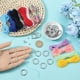 thumbnail image 3 of Kit para hacer pulseras de la amistad con 13 estilos, pulseras de atrapasueños, pulseras tejidas, atrapasueños, pulseras de la amistad con hilo de colores., 3 of 5