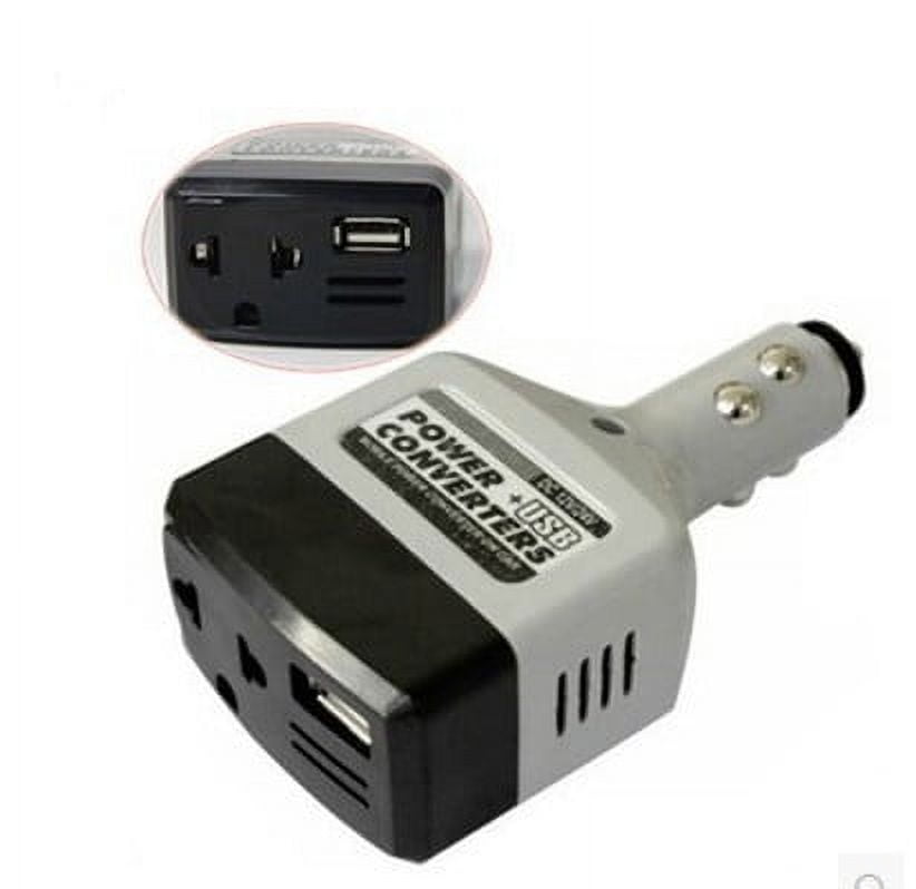 Redcolourfull 12V/24V Power Inverter with USB Port for Car