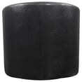 thumbnail image 4 of Coaster Tourneur Faux Cuir Rembourrage Bras Incliné Accent Chaise Pivotante Brun Foncé, 4 of 9