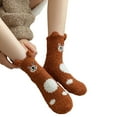 thumbnail image 2 of Pyhlmscde Women's Warm Coral Fleece Floor Socks, Womens Socks, Fuzzy Socks, Fall Socks, 2 of 4