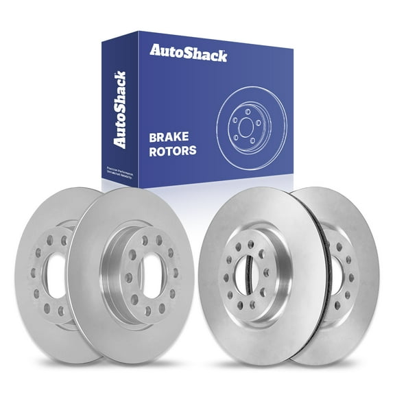 AutoShack Front Vented & Rear Solid Brake Rotors 4-PC Set Replacement for 2014-2021 Jeep Cherokee 2015-2017 Chrysler 200