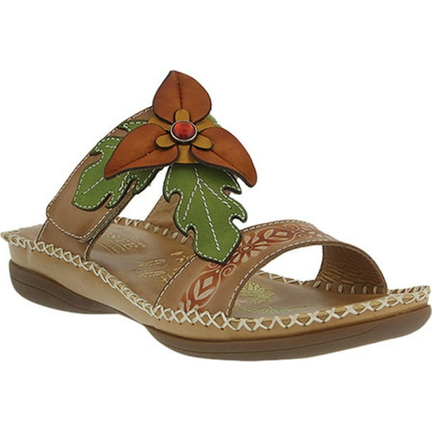riya wide sandals in blush stella